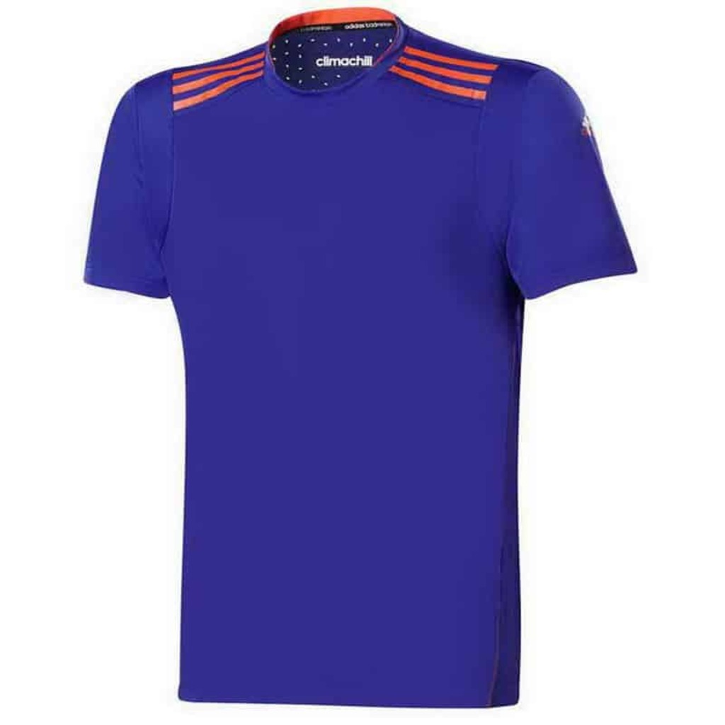Футболка чоловіча Adidas BT Clima S09180 Purple для бадмінтону
